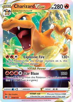 Charizard VSTAR #18 Charizard VSTAR - Brilliant Stars - #18 - Pokemon TCG card