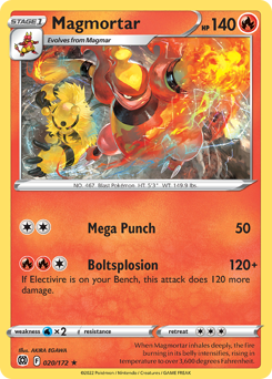 Magmortar - Brilliant Stars - #20 - Pokemon TCG card