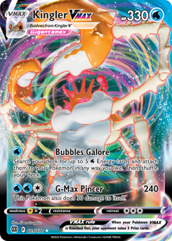 Kingler VMAX #29 Kingler VMAX - Brilliant Stars - #29 - Pokemon TCG card