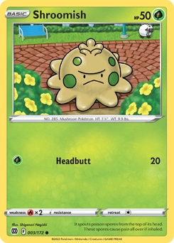 Shroomish #3 Shroomish - Brilliant Stars - #3 - Pokemon TCG card