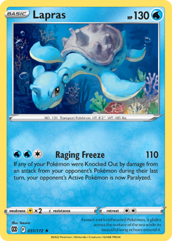 Lapras #31 Lapras - Brilliant Stars - #31 - Pokemon TCG card