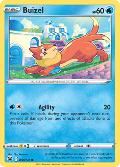 Buizel #38 Buizel - Brilliant Stars - #38 - Pokemon TCG card