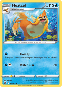 Floatzel - Brilliant Stars - #39 - Pokemon TCG card