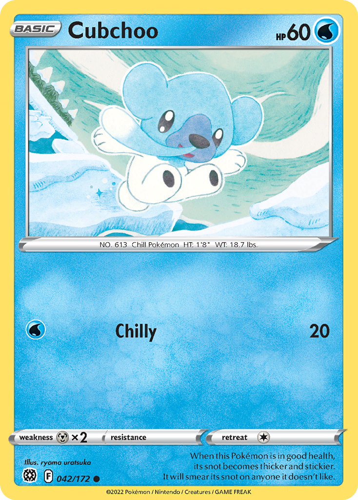 Cubchoo - Brilliant Stars - #42 - Pokemon TCG card