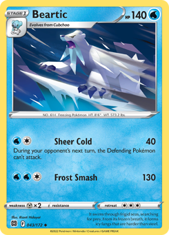 Beartic - Brilliant Stars - #43 - Pokemon TCG card
