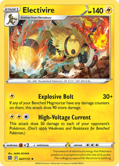 Electivire #47 Electivire - Brilliant Stars - #47 - Pokemon TCG card