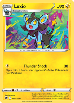 Luxio #50 Luxio - Brilliant Stars - #50 - Pokemon TCG card