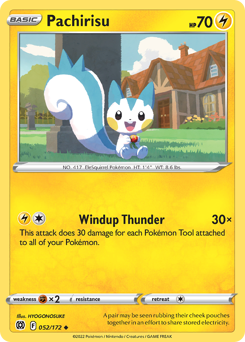 Pachirisu #52 Pachirisu - Brilliant Stars - #52 - Pokemon TCG card