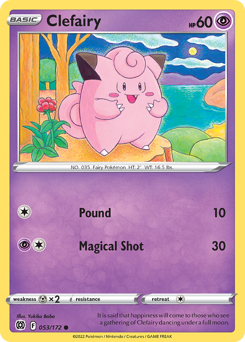 Clefairy - Brilliant Stars - #53 - Pokemon TCG card