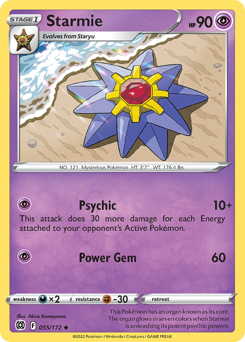 Starmie - Brilliant Stars - #55 - Pokemon TCG card