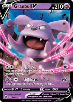 Granbull V - Brilliant Stars - #57 - Pokemon TCG card