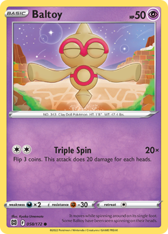 Baltoy - Brilliant Stars - #58 - Pokemon TCG card