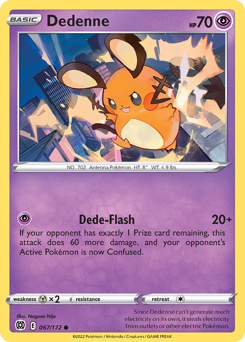 Dedenne #67 Dedenne - Brilliant Stars - #67 - Pokemon TCG card