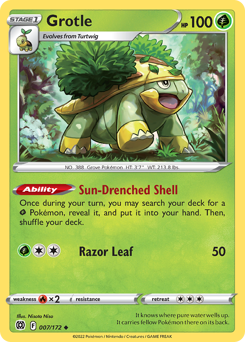 Grotle #7 Grotle - Brilliant Stars - #7 - Pokemon TCG card
