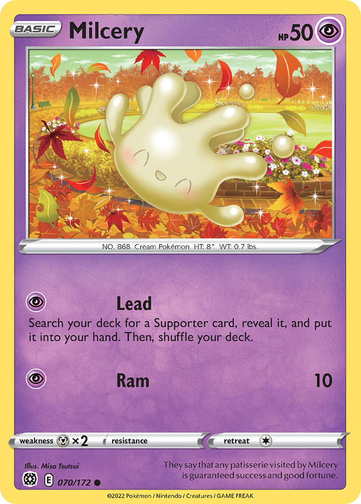 Milcery - Brilliant Stars - #70 - Pokemon TCG card
