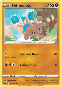 Hitmontop #72 Hitmontop - Brilliant Stars - #72 - Pokemon TCG card