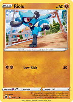 Riolu - Brilliant Stars - #78 - Pokemon TCG card
