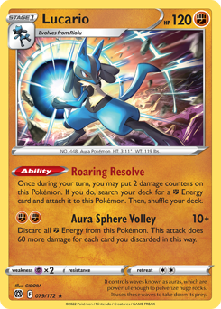 Lucario #79 Lucario - Brilliant Stars - #79 - Pokemon TCG card