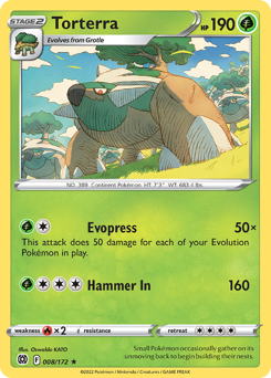 Torterra #8 Torterra - Brilliant Stars - #8 - Pokemon TCG card