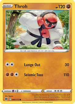 Throh #80 Throh - Brilliant Stars - #80 - Pokemon TCG card