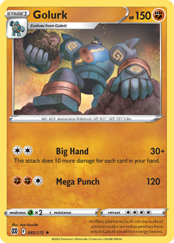 Golurk #83 Golurk - Brilliant Stars - #83 - Pokemon TCG card