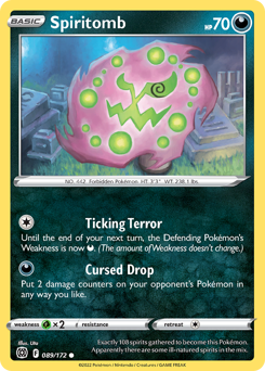 Spiritomb #89 Spiritomb - Brilliant Stars - #89 - Pokemon TCG card