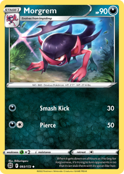 Morgrem - Brilliant Stars - #93 - Pokemon TCG card