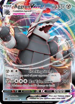 Aggron VMAX #97 Aggron VMAX - Brilliant Stars - #97 - Pokemon TCG card
