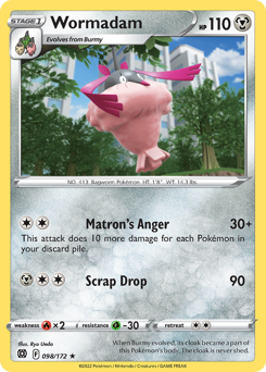 Wormadam #98 Wormadam - Brilliant Stars - #98 - Pokemon TCG card