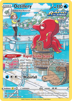 Octillery - Brilliant Stars Trainer Gallery - #TG03 - Pokemon TCG card