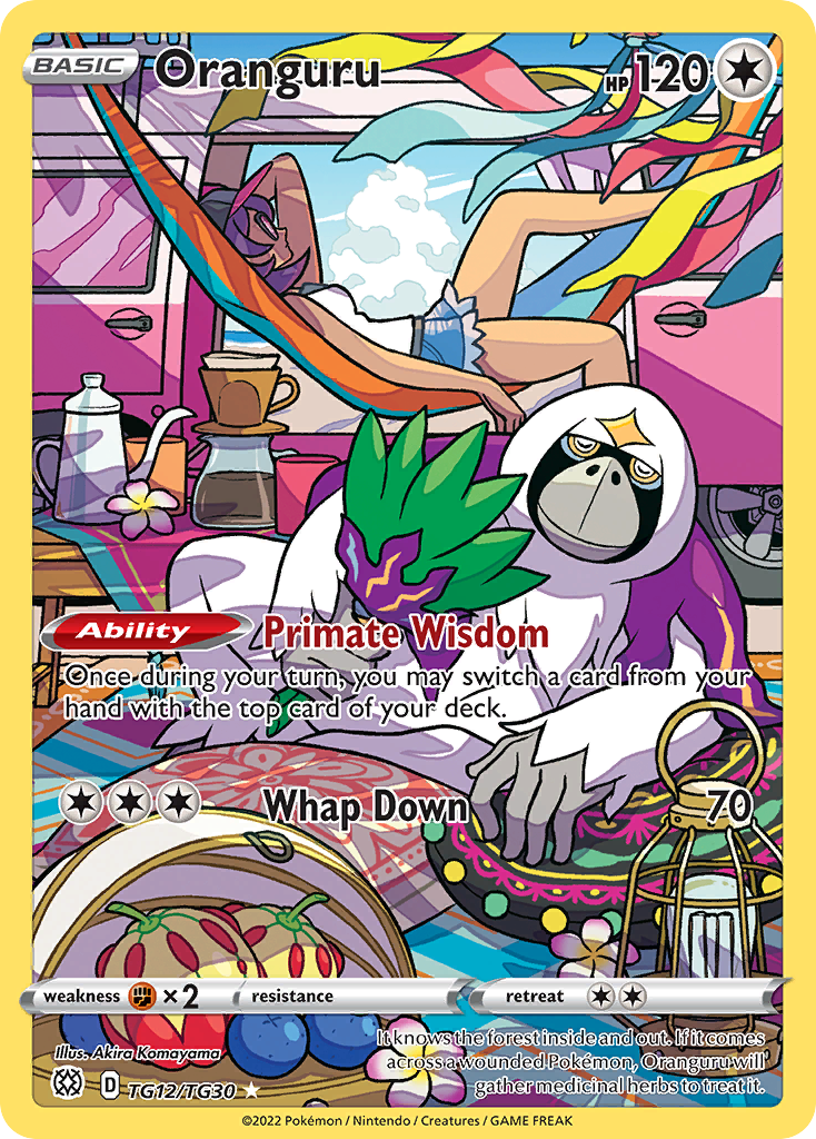 Oranguru - Brilliant Stars Trainer Gallery - #TG12 - Pokemon TCG card