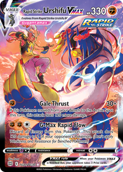 Rapid Strike Urshifu VMAX #TG21 Rapid Strike Urshifu VMAX - Brilliant Stars Trainer Gallery - #TG21 - Pokemon TCG card