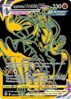 Rapid Strike Urshifu VMAX #TG30 Rapid Strike Urshifu VMAX - Brilliant Stars Trainer Gallery - #TG30 - Pokemon TCG card