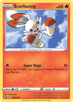Scorbunny #SWSH002 Scorbunny - SWSH Black Star Promos - #SWSH002 - Pokemon TCG card
