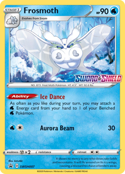 Frosmoth #SWSH007 Frosmoth - SWSH Black Star Promos - #SWSH007 - Pokemon TCG card