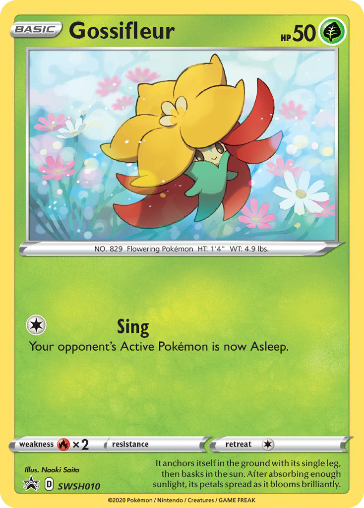 Gossifleur - SWSH Black Star Promos - #SWSH010 - Pokemon TCG card
