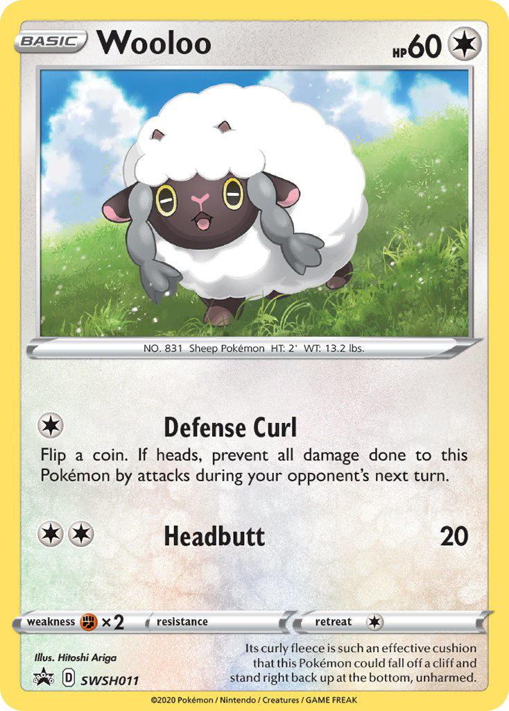 Wooloo - SWSH Black Star Promos - #SWSH011 - Pokemon TCG card