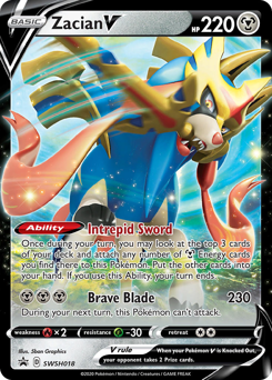 Zacian V - SWSH Black Star Promos - #SWSH018 - Pokemon TCG card