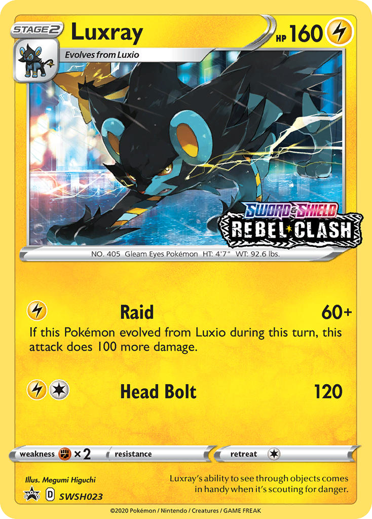 Luxray - SWSH Black Star Promos - #SWSH023 - Pokemon TCG card