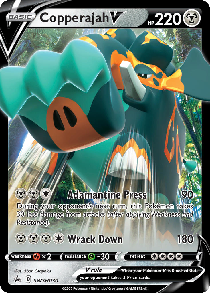 Copperajah V - SWSH Black Star Promos - #SWSH030 - Pokemon TCG card