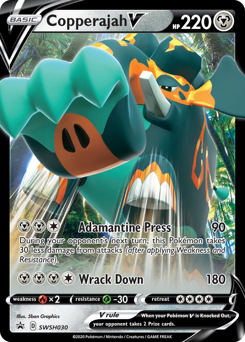 Copperajah V #SWSH030 Copperajah V - SWSH Black Star Promos - #SWSH030 - Pokemon TCG card