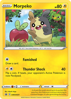 Morpeko - SWSH Black Star Promos - #SWSH031 - Pokemon TCG card