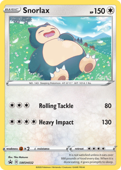Snorlax - SWSH Black Star Promos - #SWSH032 - Pokemon TCG card