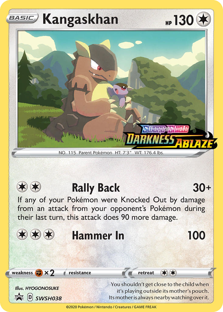 Kangaskhan - SWSH Black Star Promos - #SWSH038 - Pokemon TCG card