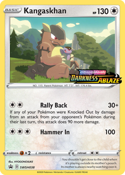 Kangaskhan #SWSH038 Kangaskhan - SWSH Black Star Promos - #SWSH038 - Pokemon TCG card