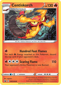 Centiskorch #SWSH048 Centiskorch - SWSH Black Star Promos - #SWSH048 - Pokemon TCG card