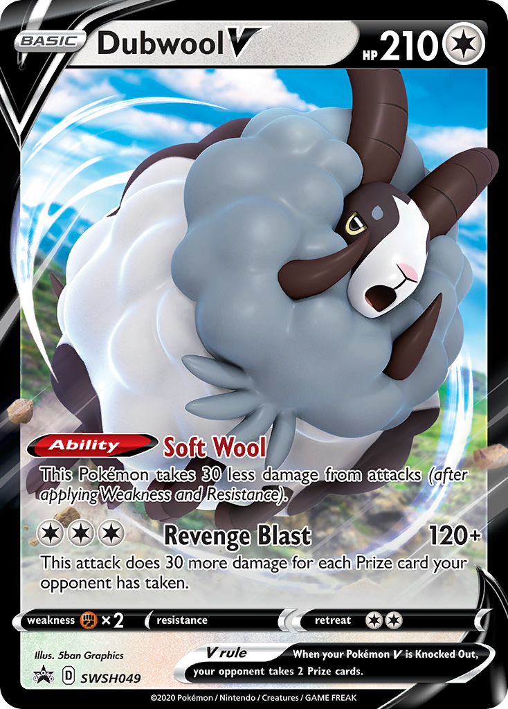 Dubwool V - SWSH Black Star Promos - #SWSH049 - Pokemon TCG card