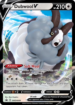 Dubwool V #SWSH049 Dubwool V - SWSH Black Star Promos - #SWSH049 - Pokemon TCG card