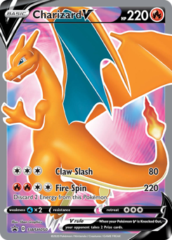 Charizard V #SWSH050 Charizard V - SWSH Black Star Promos - #SWSH050 - Pokemon TCG card