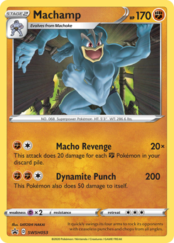 Machamp - SWSH Black Star Promos - #SWSH053 - Pokemon TCG card